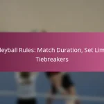 Volleyball Rules: Match Duration, Set Limits, Tiebreakers
